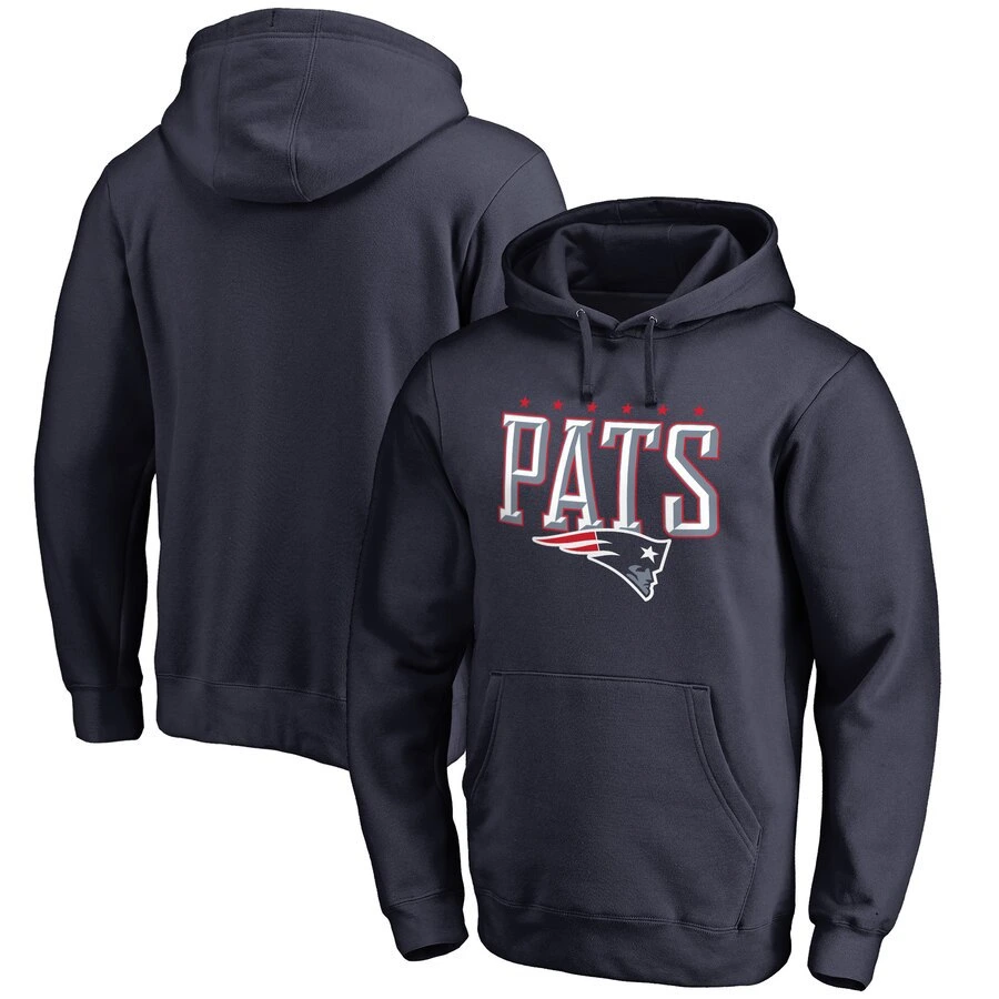 Patriots Pullover Hoodie Custom Logo Printed Rugby Training Jersey