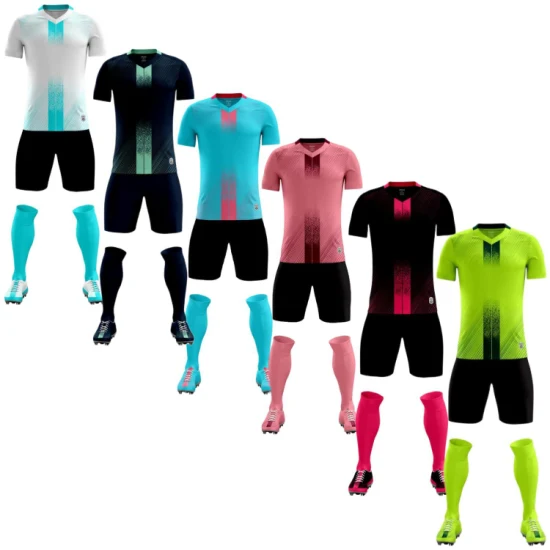 卸売カスタム衣類クラブチームチームトラックスーツ男性速乾性トラックスーツユニフォームキットサッカージャージサッカースポーツ衣類